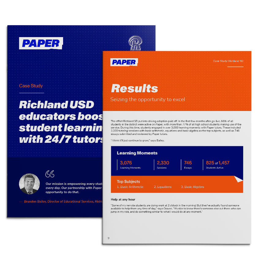 Cover and Page Thumbnail of Case Study - Richland SD Cover and Page Thumbnail of Case Study - Richland SD